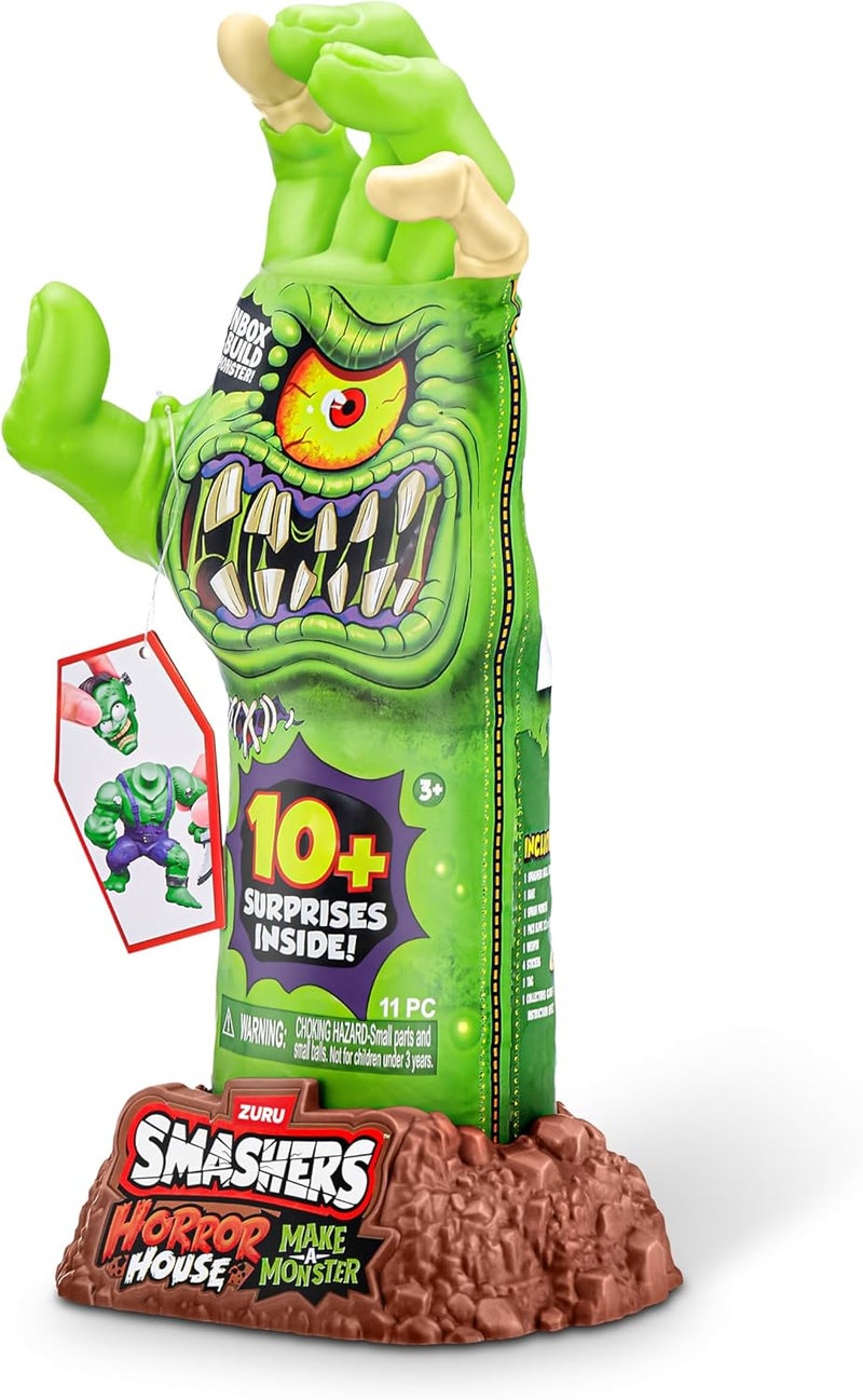 Smashers Horror House Dissect Skeleton Hand Playset with Over 10 Surprises, Build and Create Monster Figures, Slime, Collectible Toys for Kids, Mix and Match Parts for Spooky Creature Fun - Image 3